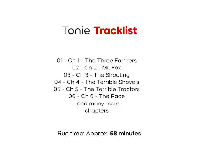 Fantastic Mr Fox - Roald Dahl Book Pocket Tonie - Bizzybods