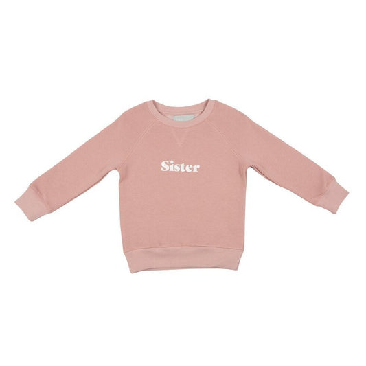 Faded Blush ‘Sister’ Sweatshirt