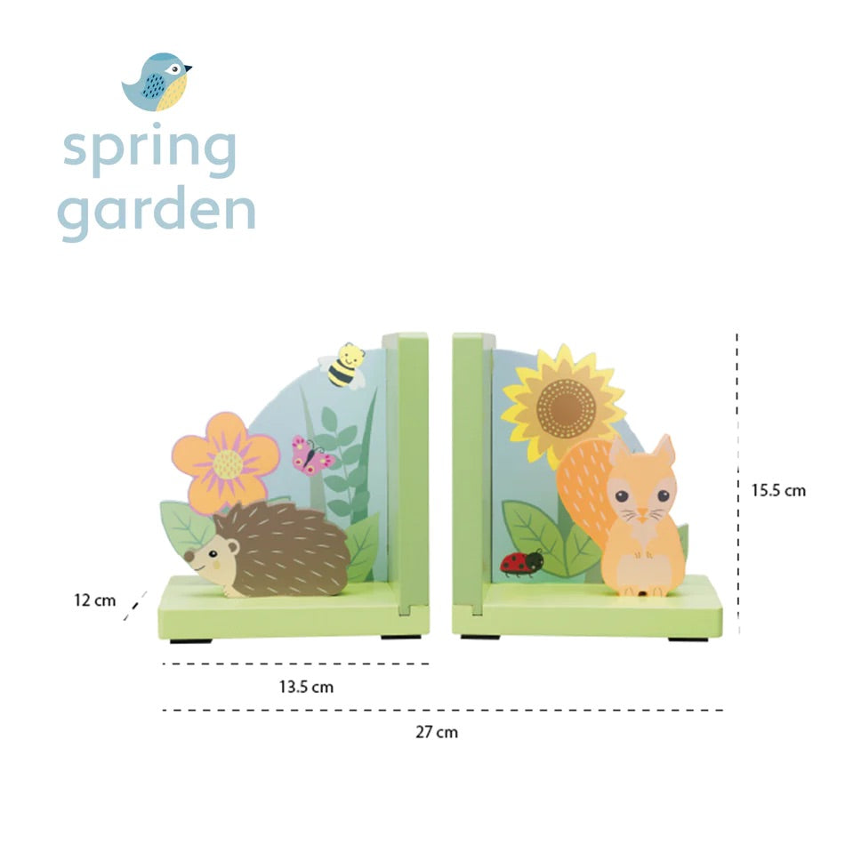 Spring Garden Bookends