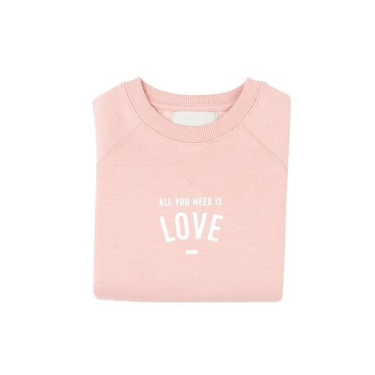 Faded Blush 'All You Need Is Love' Sweatshirt
