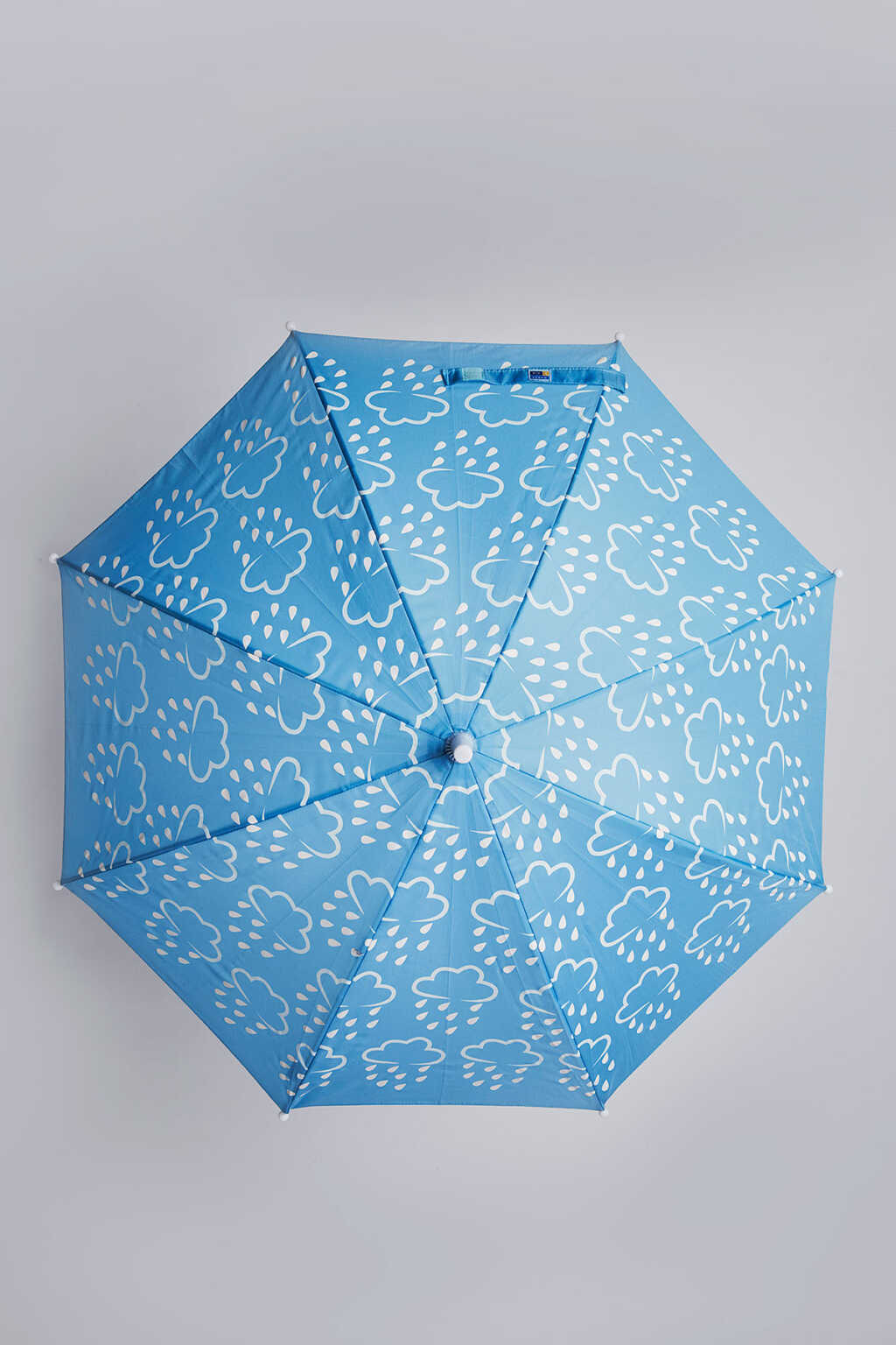 Baby Blue Little Kids Colour-Changing Umbrella