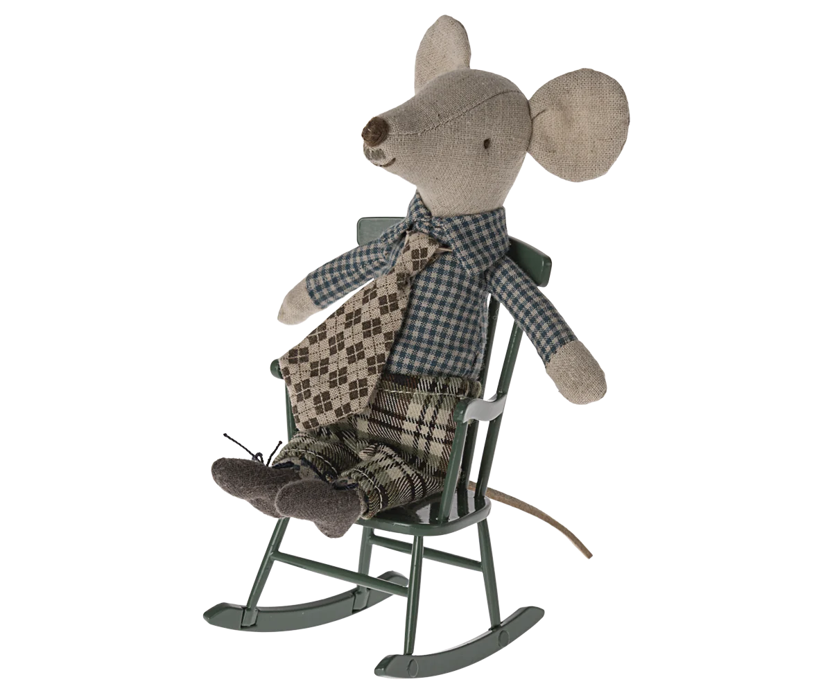 Dark Green Rocking Chair