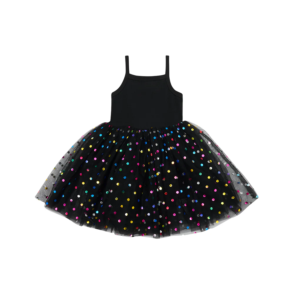 Black Spot Tulle Dress