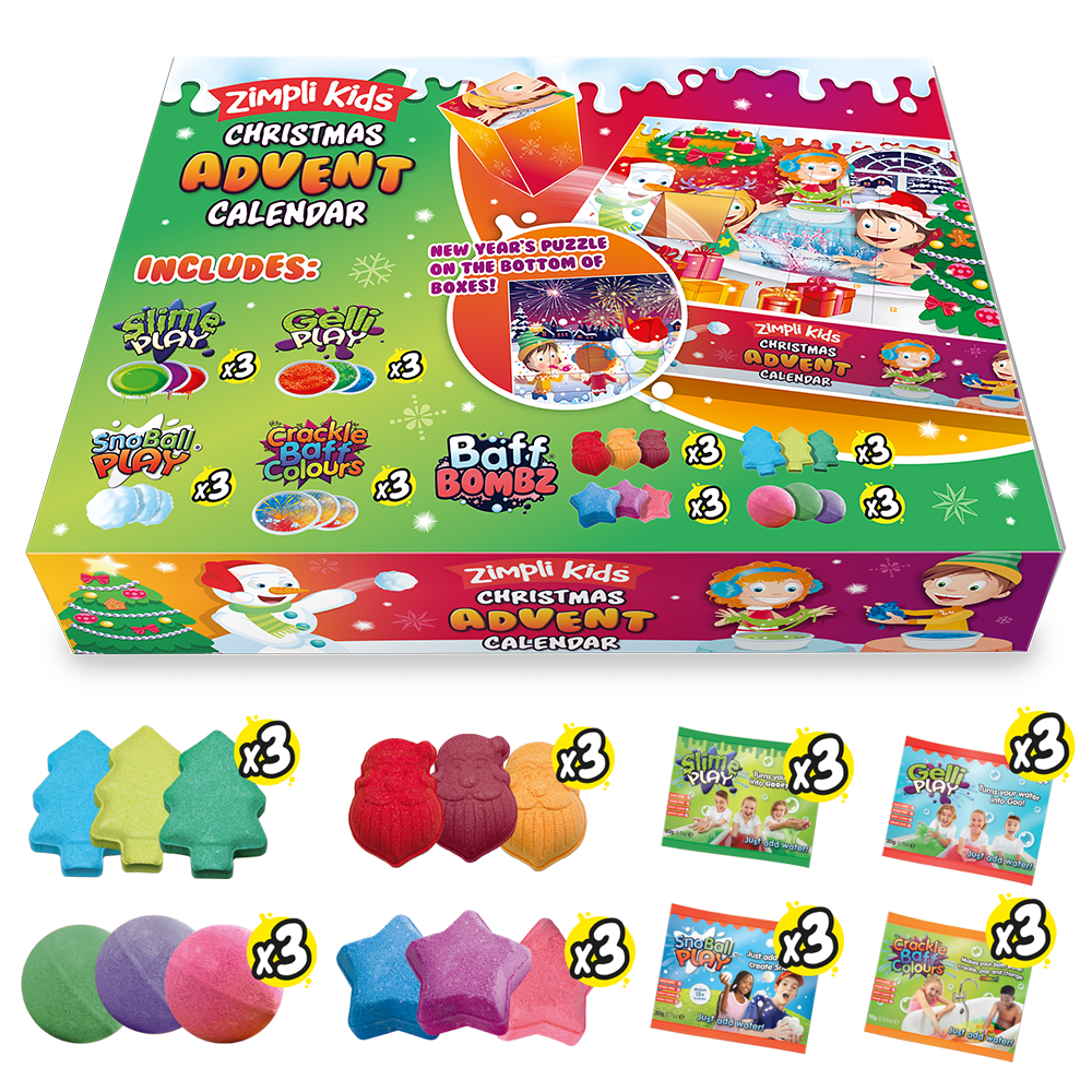 Zimpli Kids Christmas Bath Time Advent Calendar