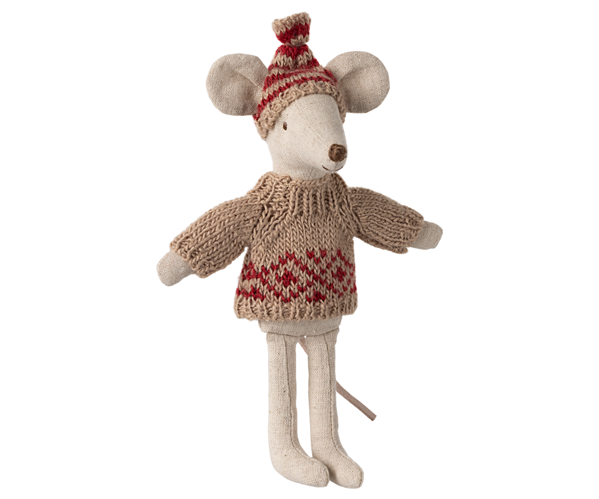 Knitted Sweater and Hat - Mum Mouse