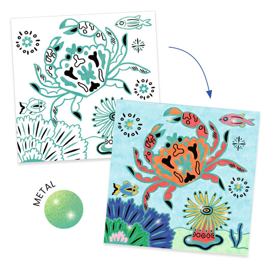 Glitter Colouring - Under the Sea