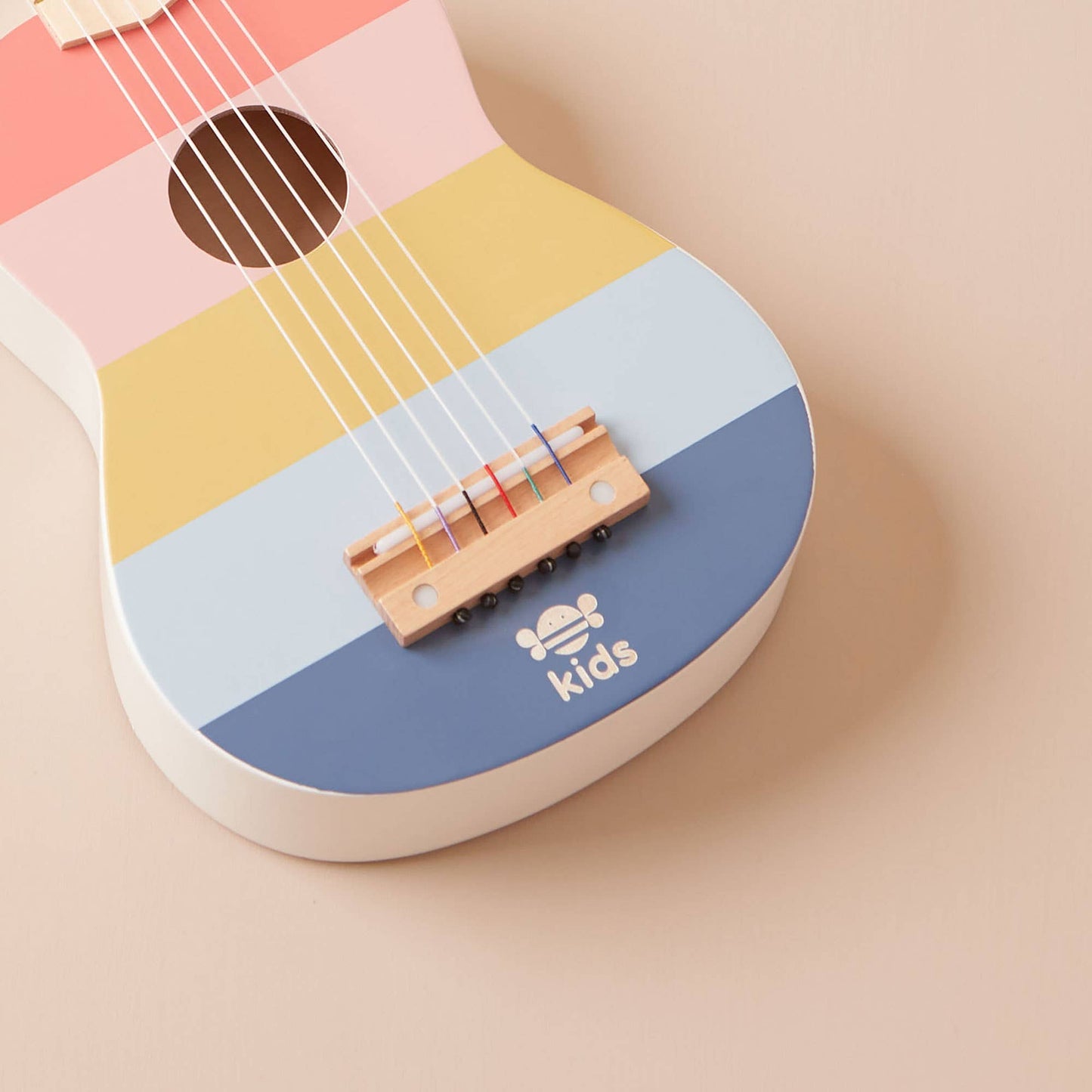 Stripe Wooden Guitar Toy