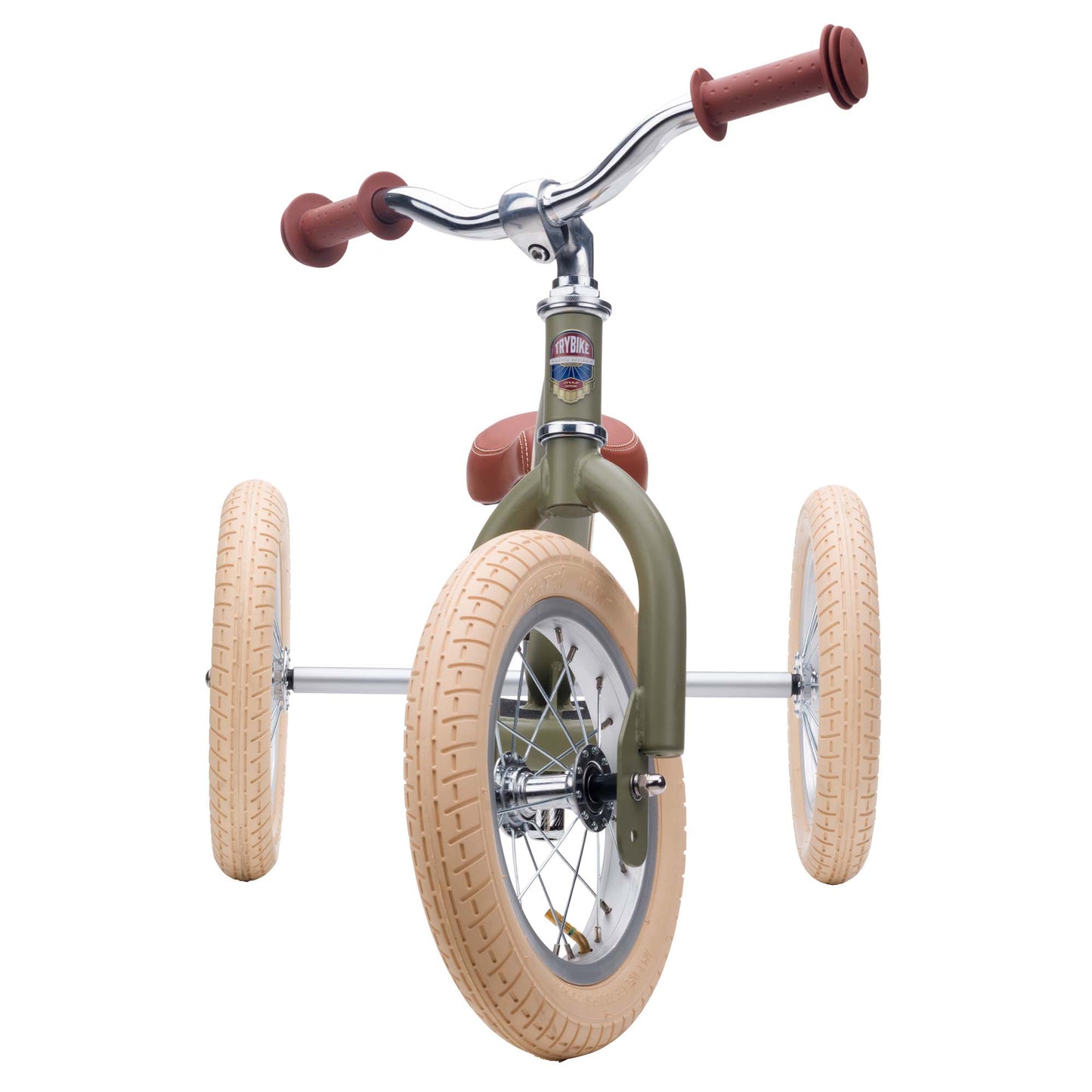 TryBike Steel Balance Trike - Vintage Green