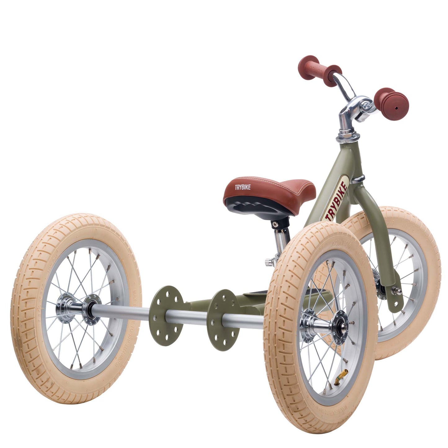 TryBike Steel Balance Trike - Vintage Green
