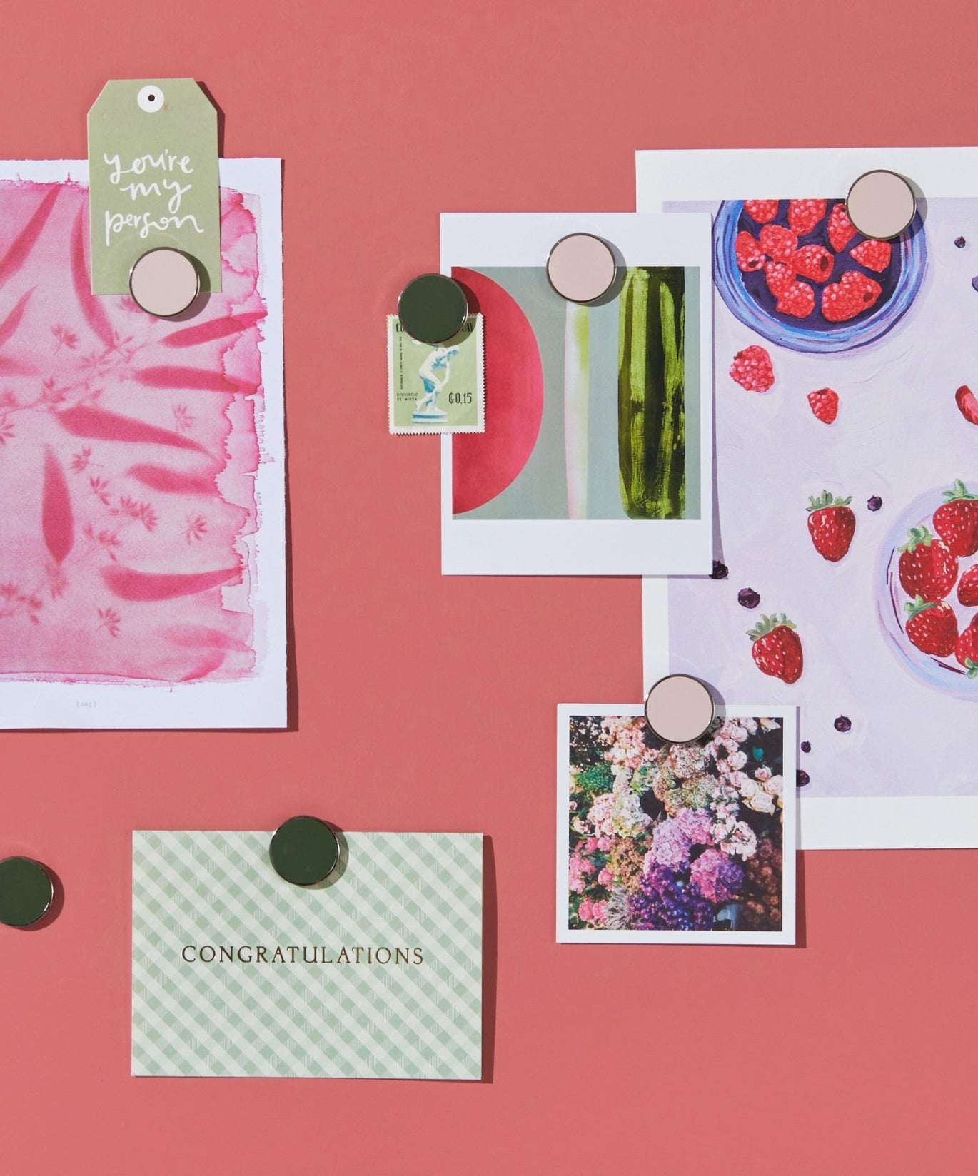 Mustard Made Magnetic Buttons - Pack of 6