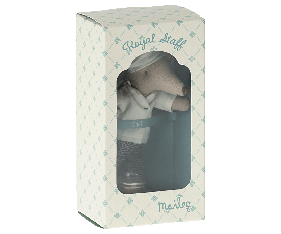 Maileg - Chef Mouse with Soup Pot and Spoon