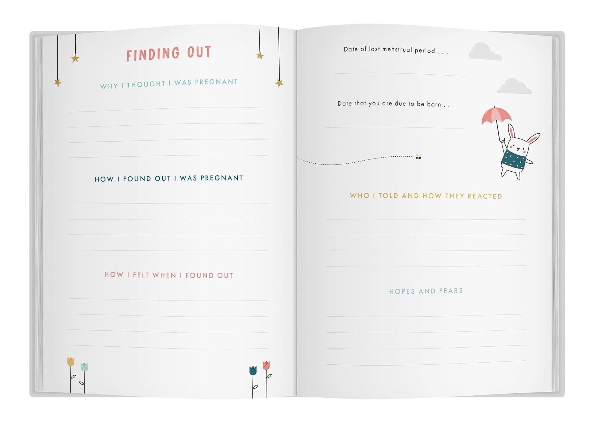 Bump To Birthday: Pregnancy And First Year Journal - Bizzybods