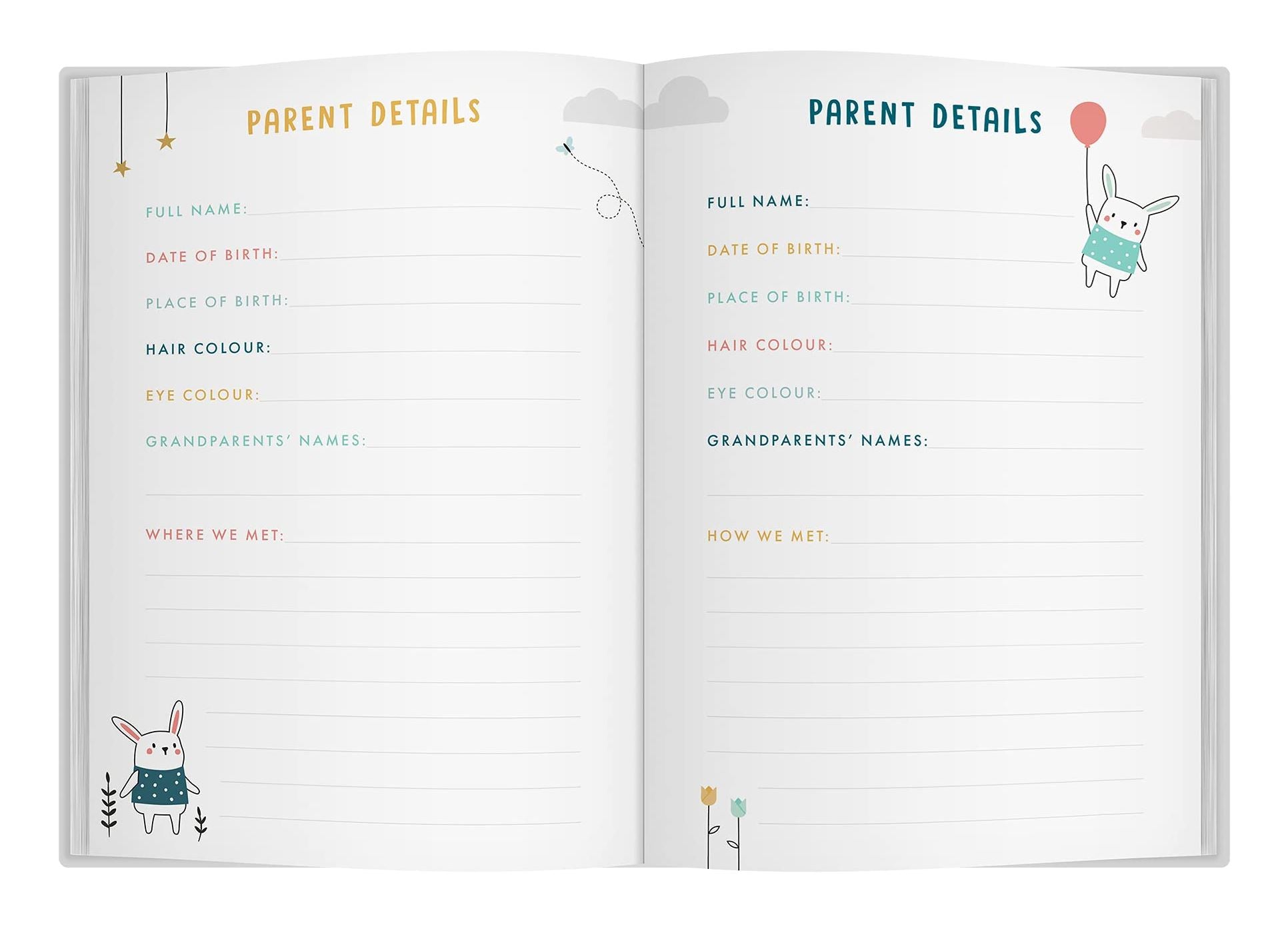 Bump To Birthday: Pregnancy And First Year Journal - Bizzybods