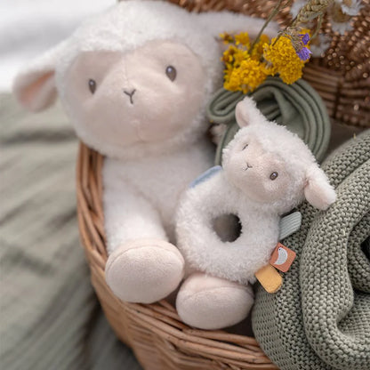 Little Dutch Sheep Soft Ring Rattle - Little Farm