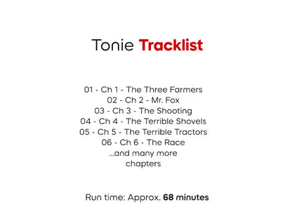 Fantastic Mr Fox - Roald Dahl Book Pocket Tonie - Bizzybods