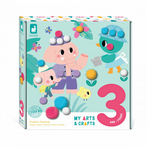 3 Years - Pompoms Craft Set