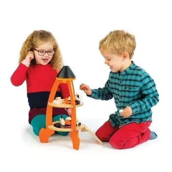 Cosmic Rocket Wooden Play Set