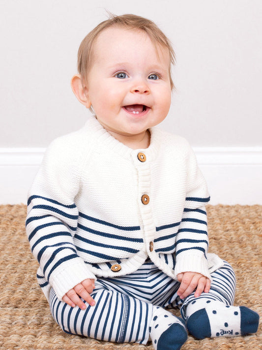 My First Cardi - Classic Stripe