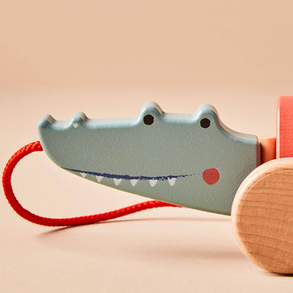 Just Bee Kids Wooden Crocodile Pull Along Toy FSC®