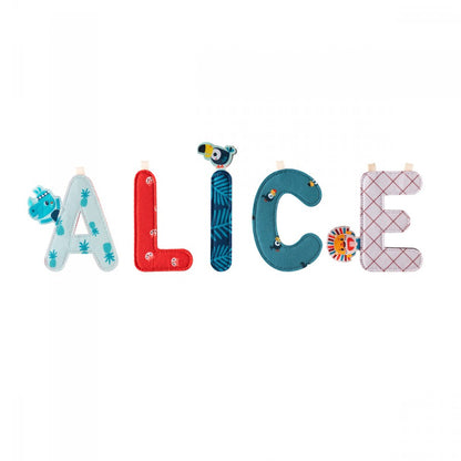 Lilliputiens Alphabet Letter Bunting