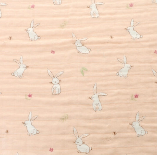 Bunnies Muslin Square
