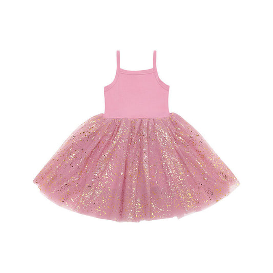 Rose Sparkle Tulle Dress