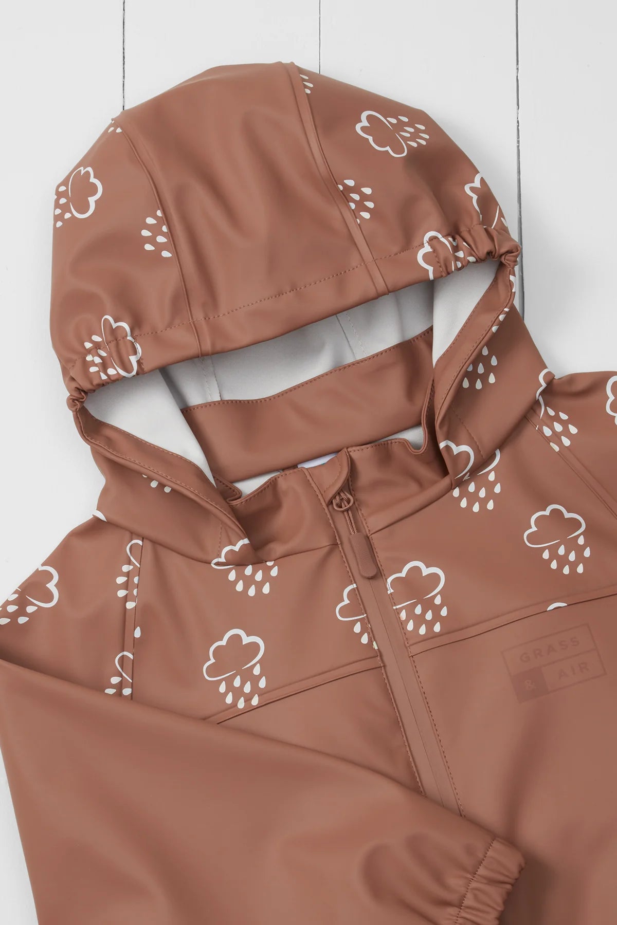 Rose Colour Changing Rain Jacket