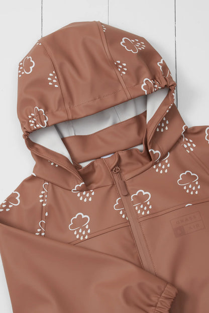 Rose Colour Changing Rain Jacket
