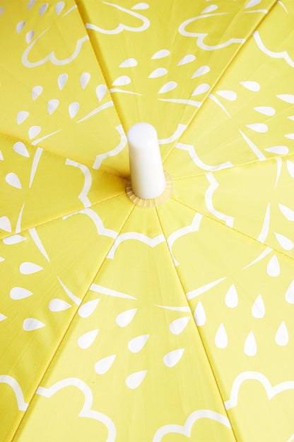 Yellow Little Kids Colour-Changing Umbrella