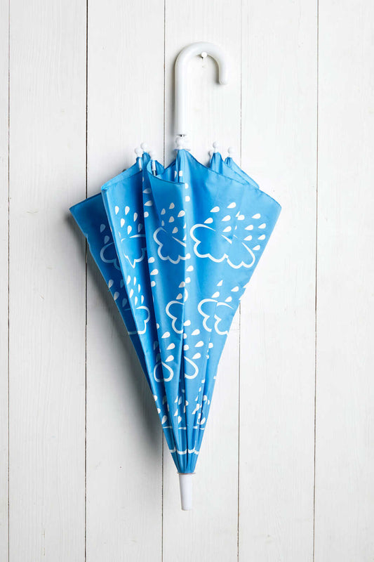 Baby Blue Little Kids Colour-Changing Umbrella
