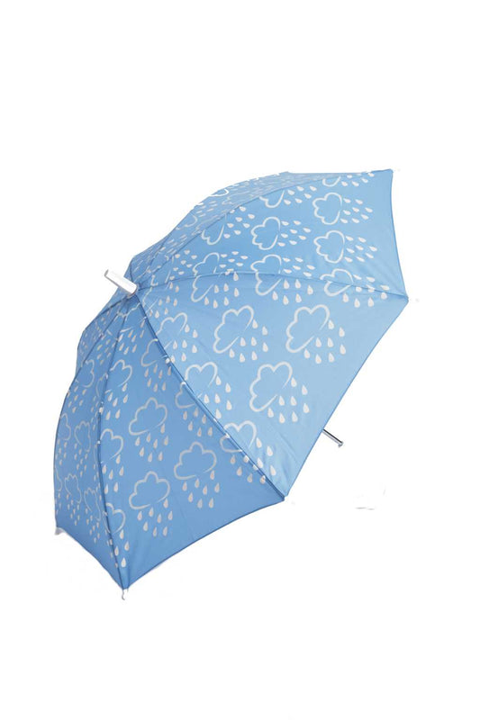 Baby Blue Little Kids Colour-Changing Umbrella