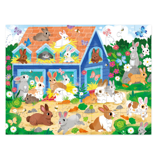 50 Piece Bunny House Puzzle