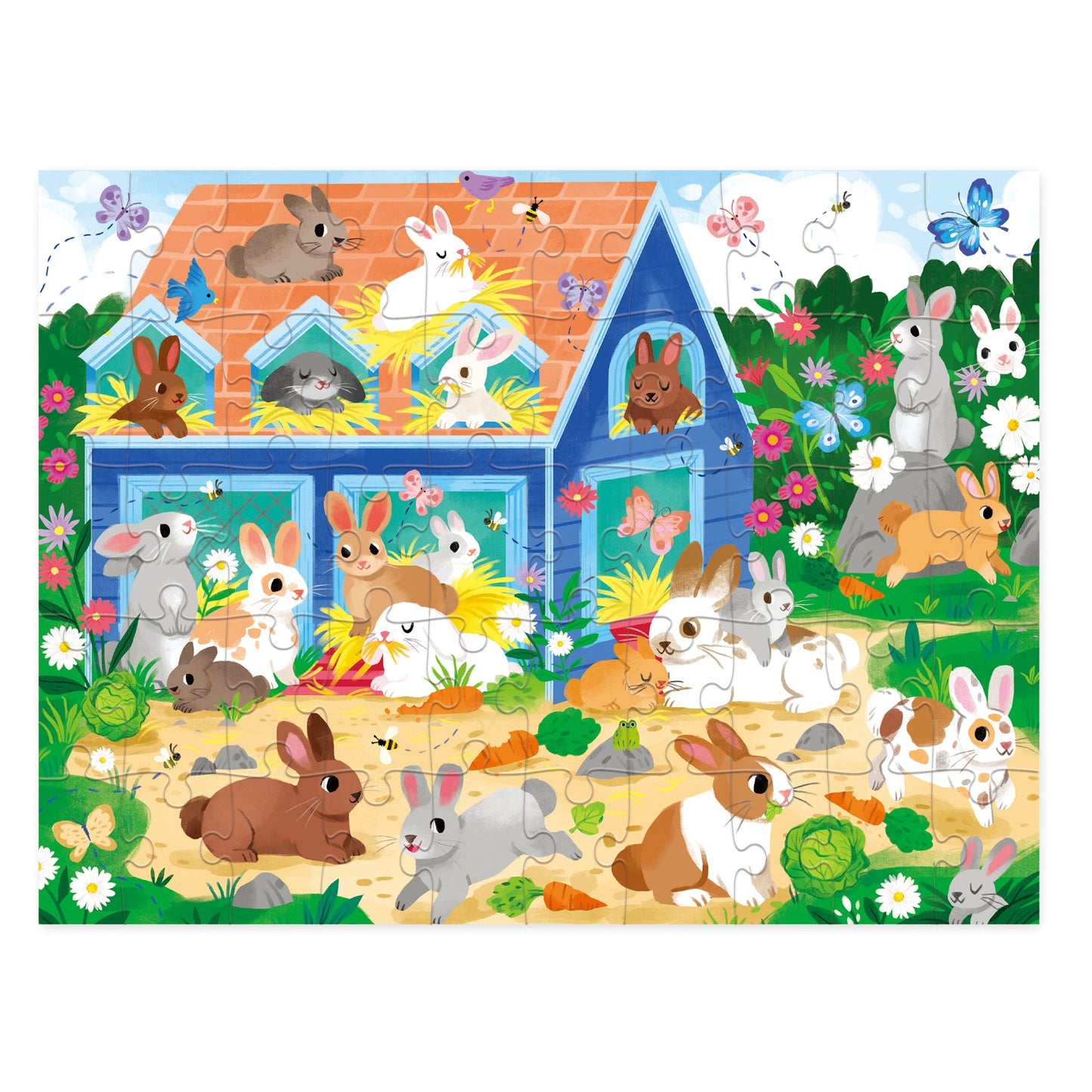 50 Piece Bunny House Puzzle
