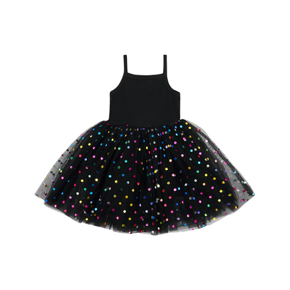 Black Spot Tulle Dress