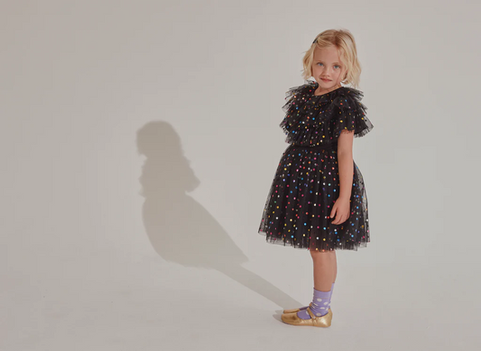 Black Spot Tulle Dress
