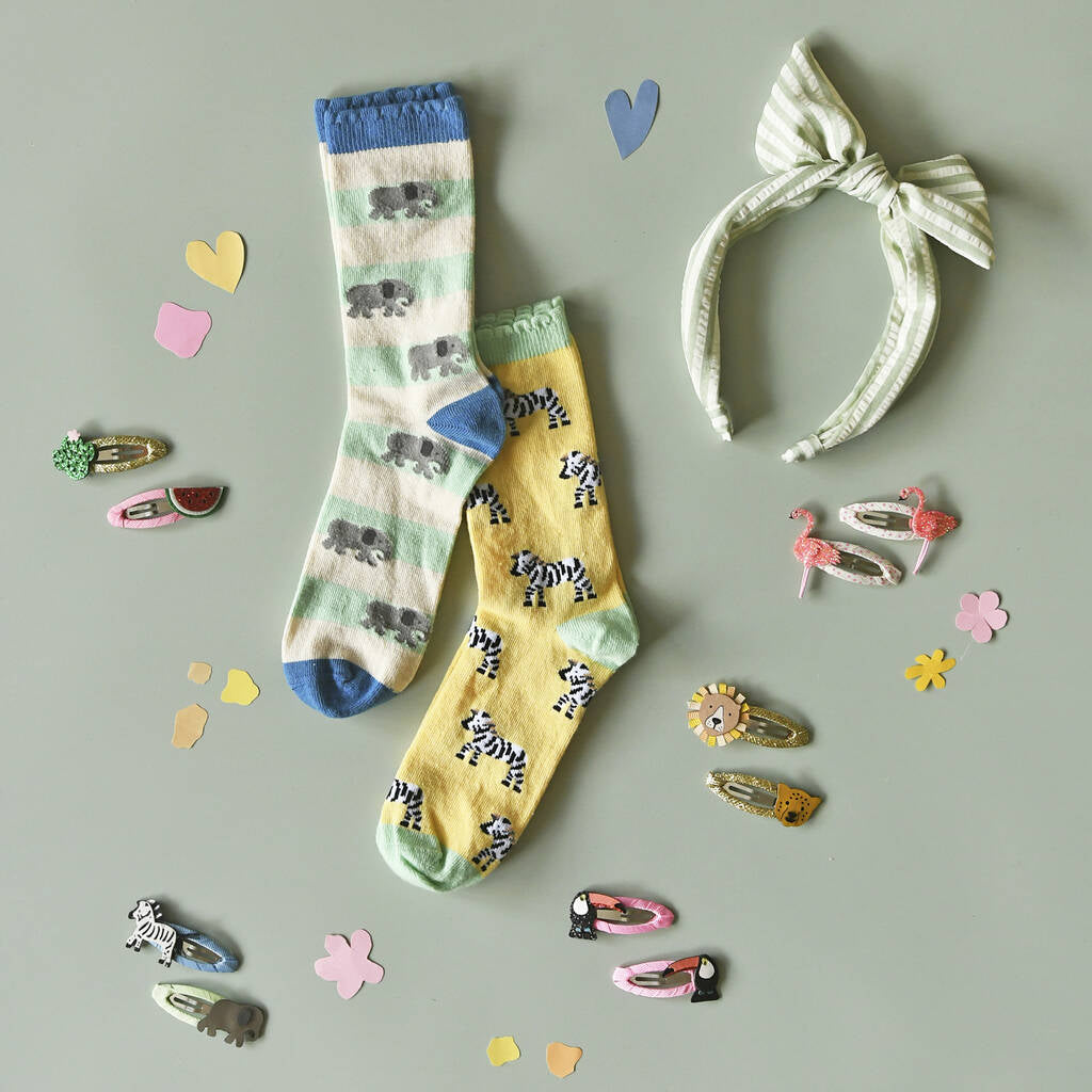 Safari Fun 2 Pack Socks