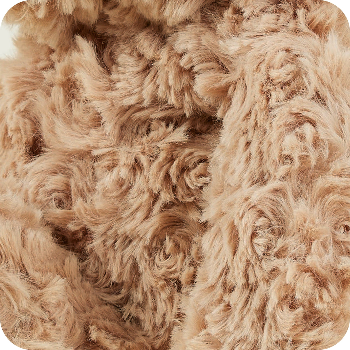 Large 13” Brown Curly Bear