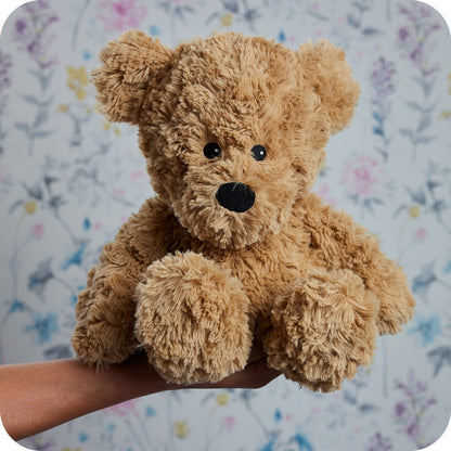 Large 13” Brown Curly Bear