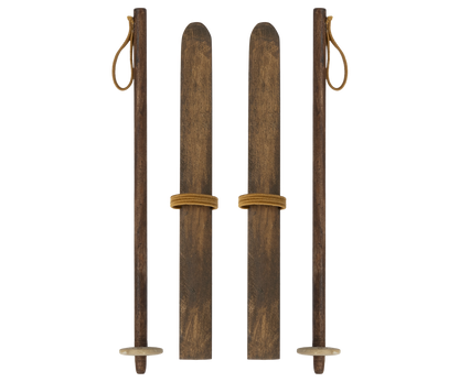 Ski and Ski Poles - Mum & Dad Mouse