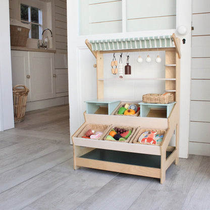 Veggie Wooden Food Basket