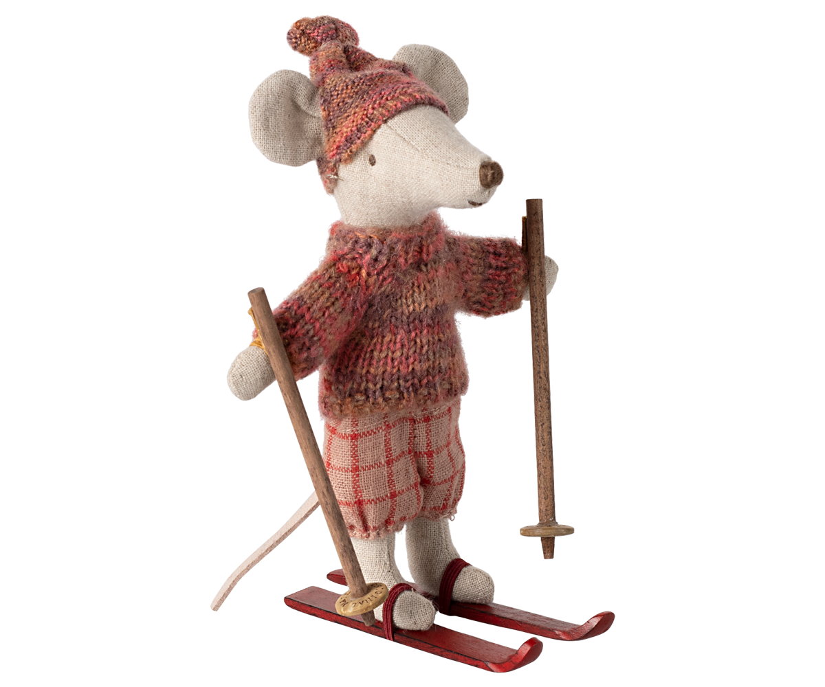 Winter Mouse with Ski Set - Big Sister PRE-ORDER