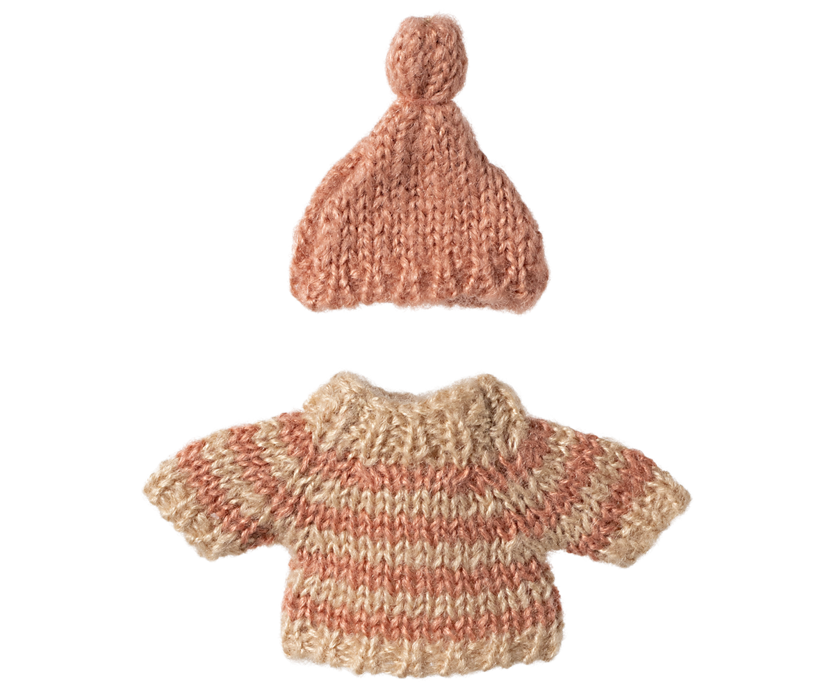 Knitted Sweater and Hat - Big Sister