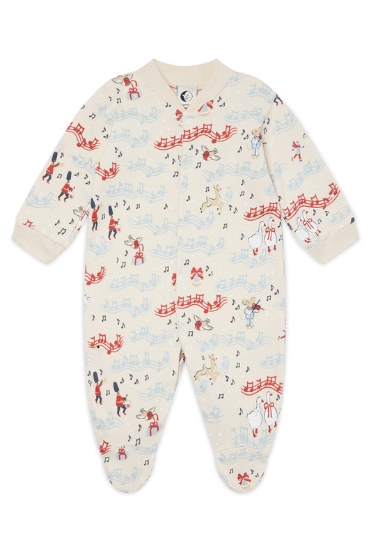 Musical Scene Baby Sleepsuit