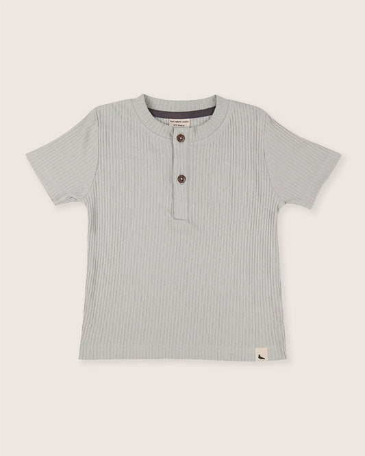 Textured T-shirt & Shorts Set