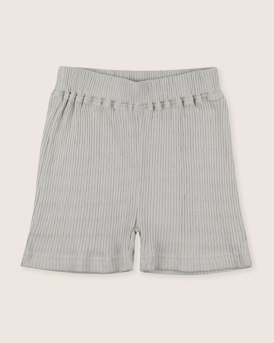 Textured T-shirt & Shorts Set