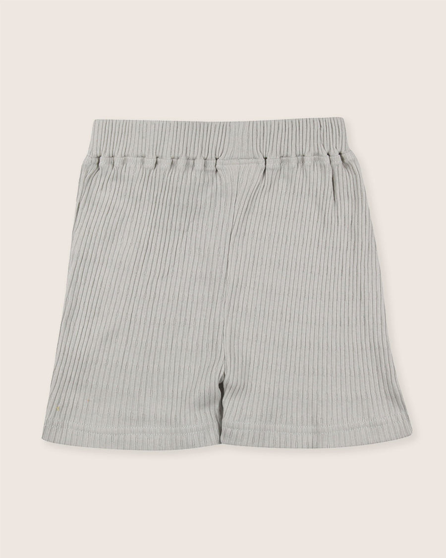 Textured T-shirt & Shorts Set