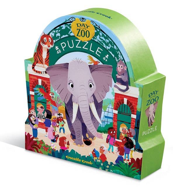 Crocodile Creek 48-pc Puzzle - Day at the Zoo