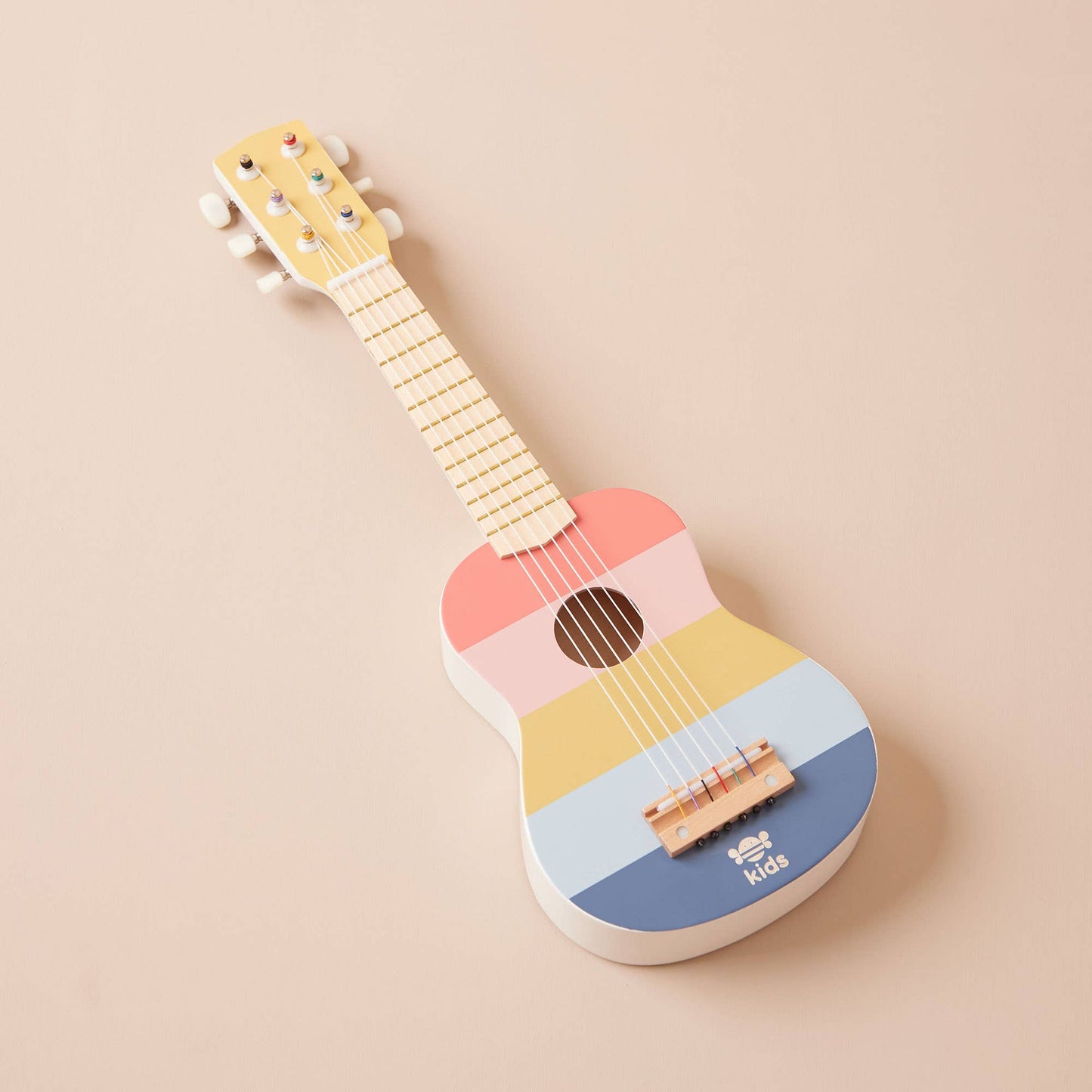 Stripe Wooden Guitar Toy