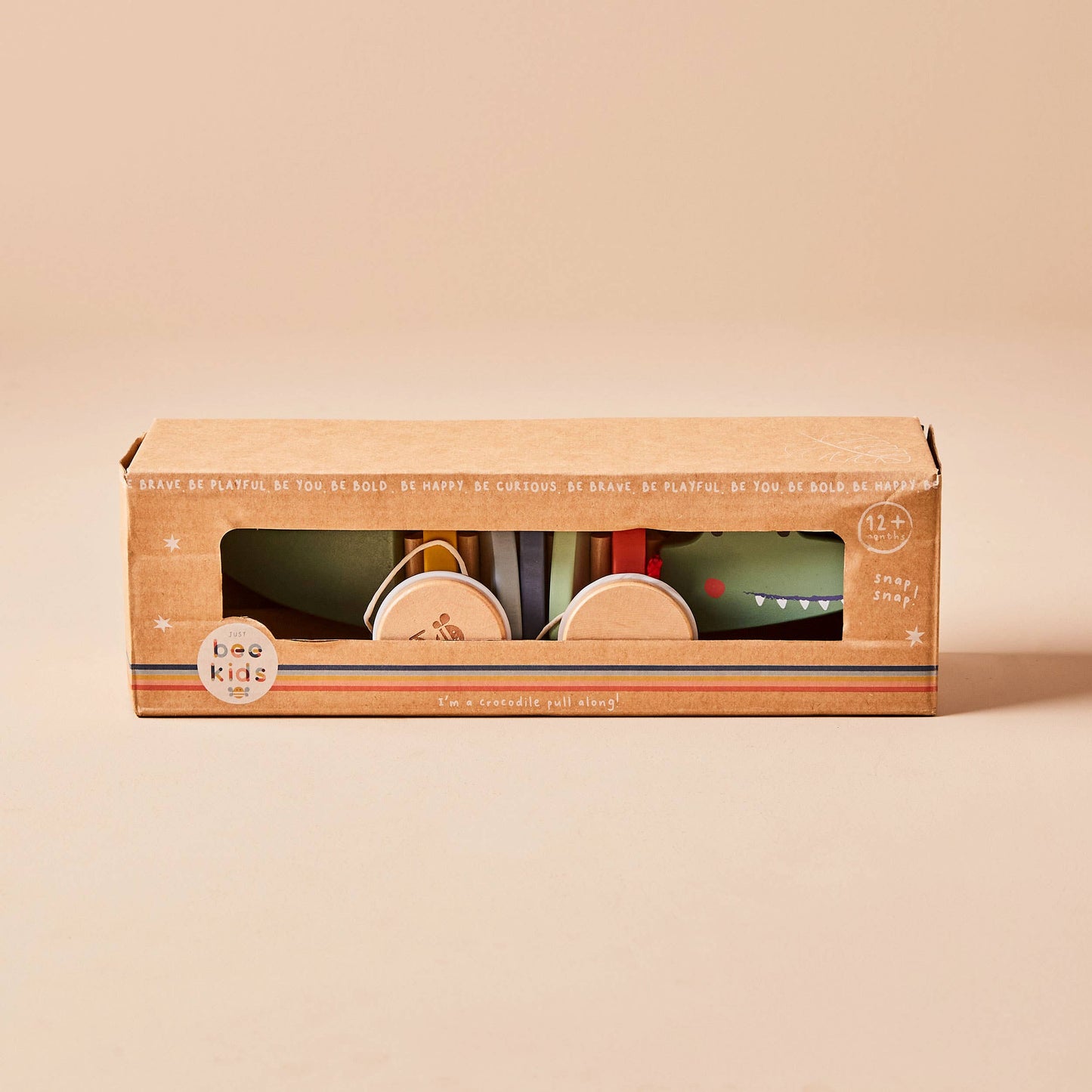 Just Bee Kids Wooden Crocodile Pull Along Toy FSC®