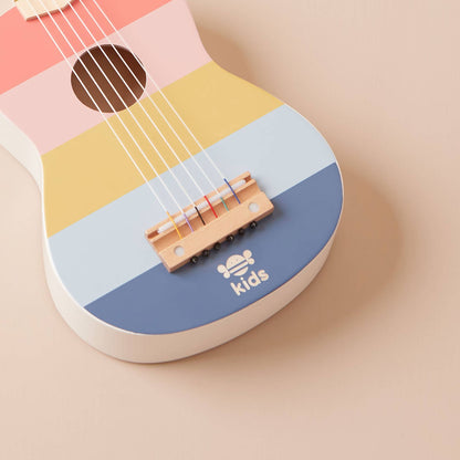 Stripe Wooden Guitar Toy